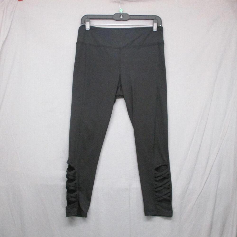 Jockey Black Stylish Unisex Ruched Leggings Size Medium
